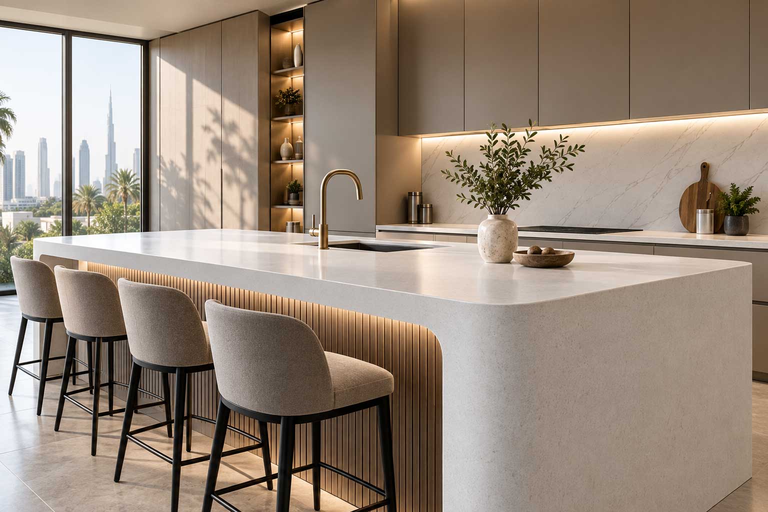 Solid surface countertops